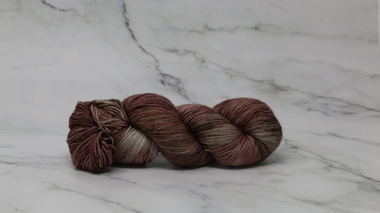 Moment of Calm - Variegated - Glitter Sock