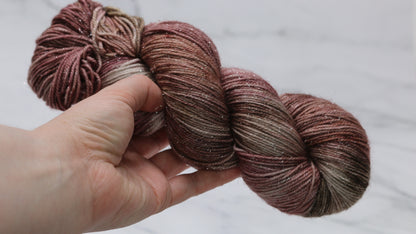 Moment of Calm - Variegated - Glitter Sock