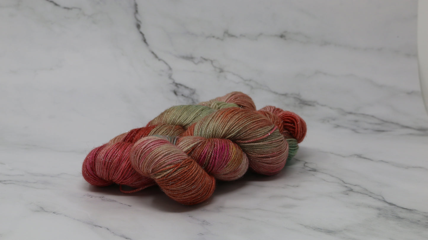 Watercolours - Variegated - Glitter Sock