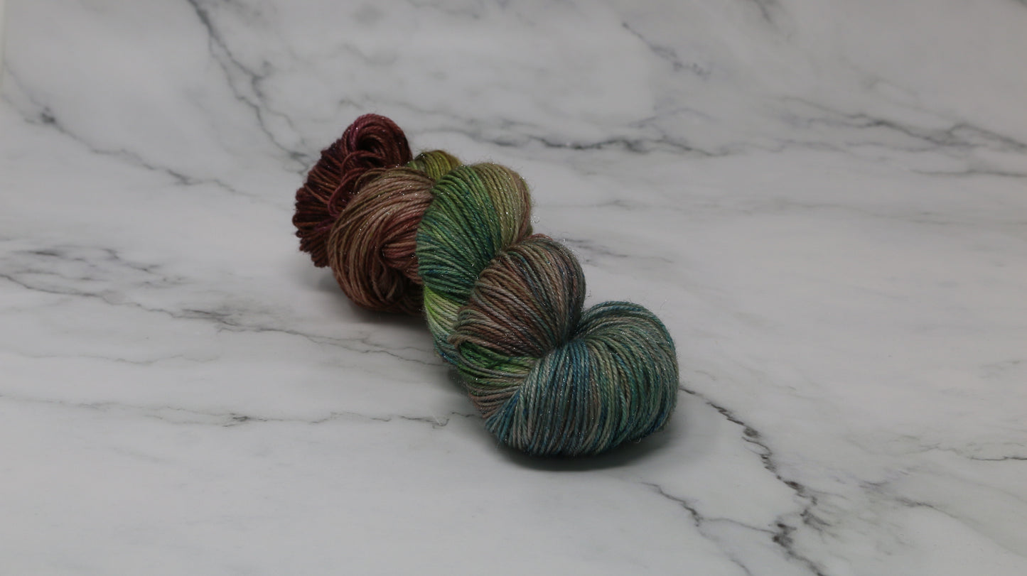 Somber Garden - Variegated - Glitter Sock