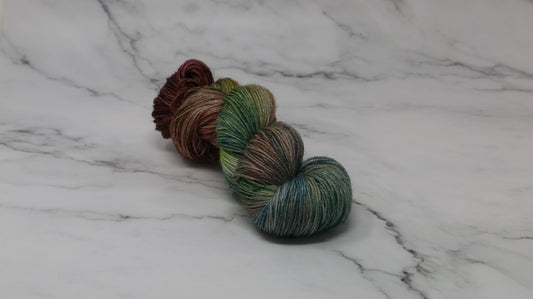 Somber Garden - Variegated - Glitter Sock