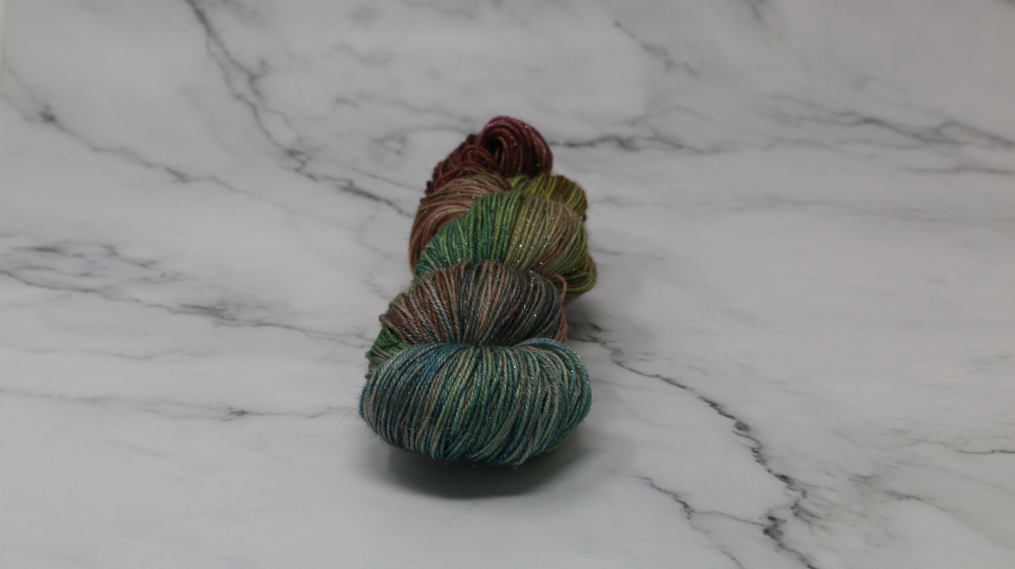 Somber Garden - Variegated - Glitter Sock