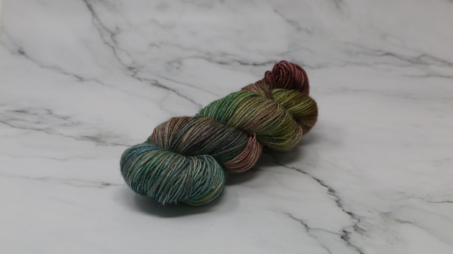 Somber Garden - Variegated - Glitter Sock