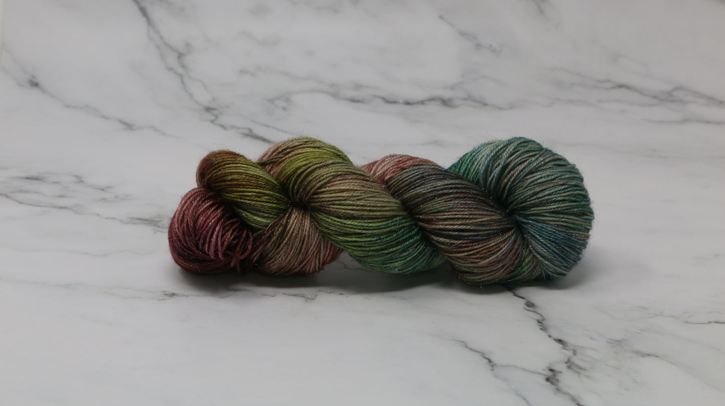 Somber Garden - Variegated - Glitter Sock
