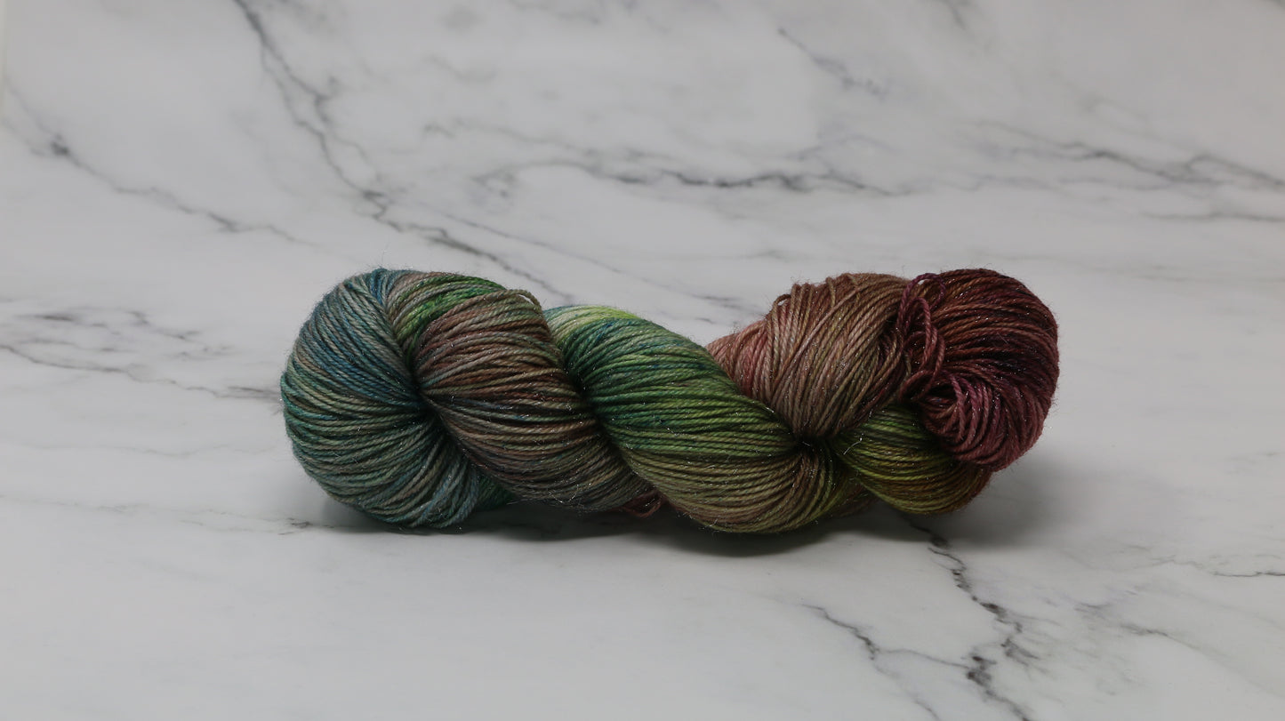 Somber Garden - Variegated - Glitter Sock