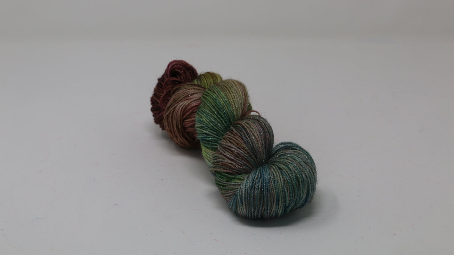 Somber Garden - Variegated - Glitter Sock