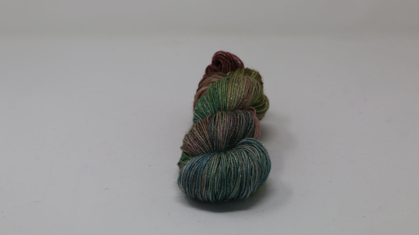 Somber Garden - Variegated - Glitter Sock