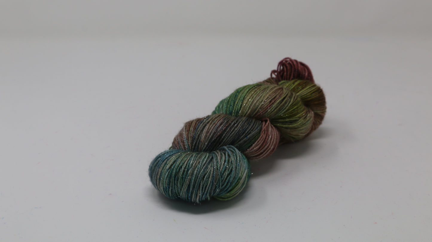 Somber Garden - Variegated - Glitter Sock