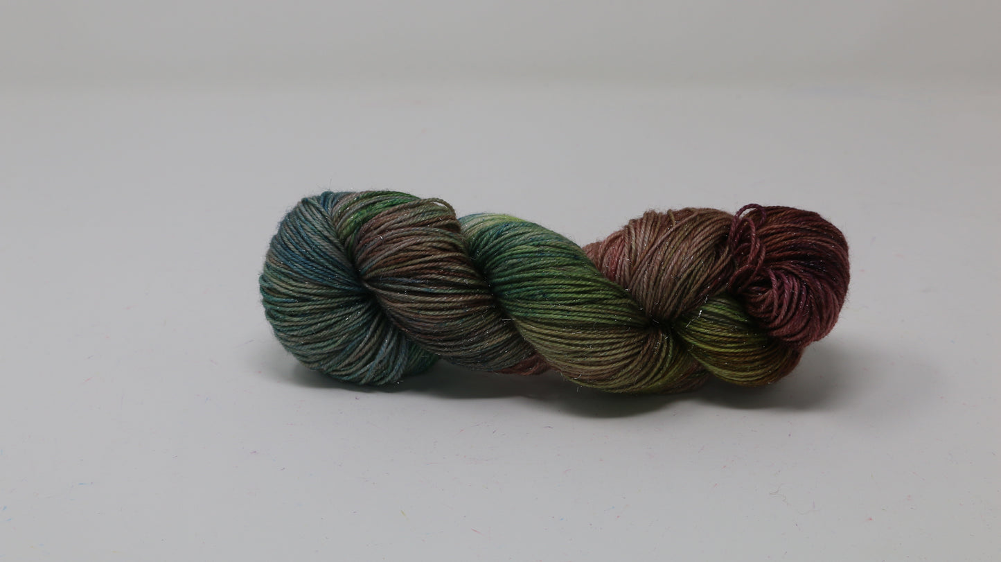 Somber Garden - Variegated - Glitter Sock