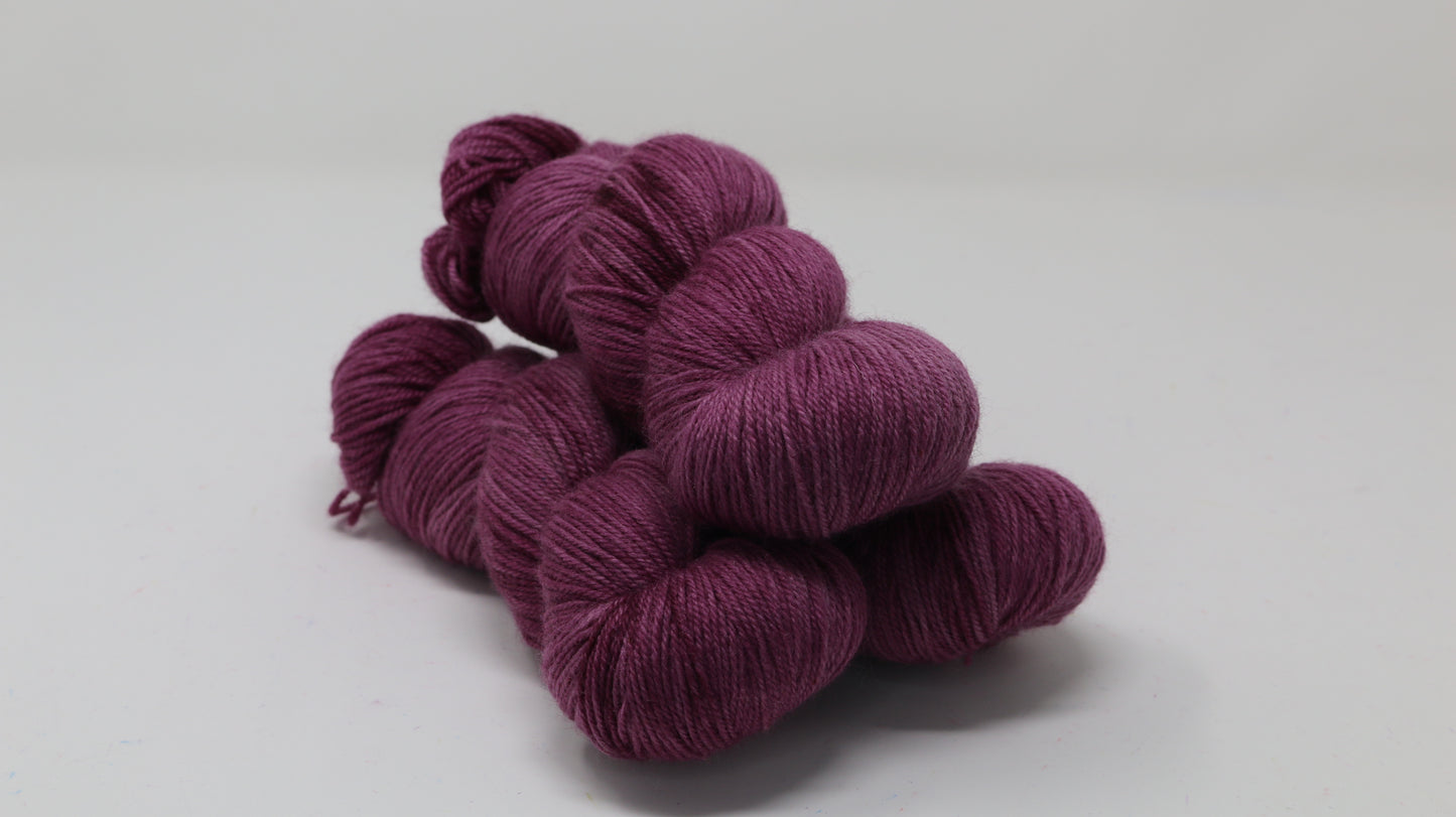 Plum - Tonal - BFL Sock