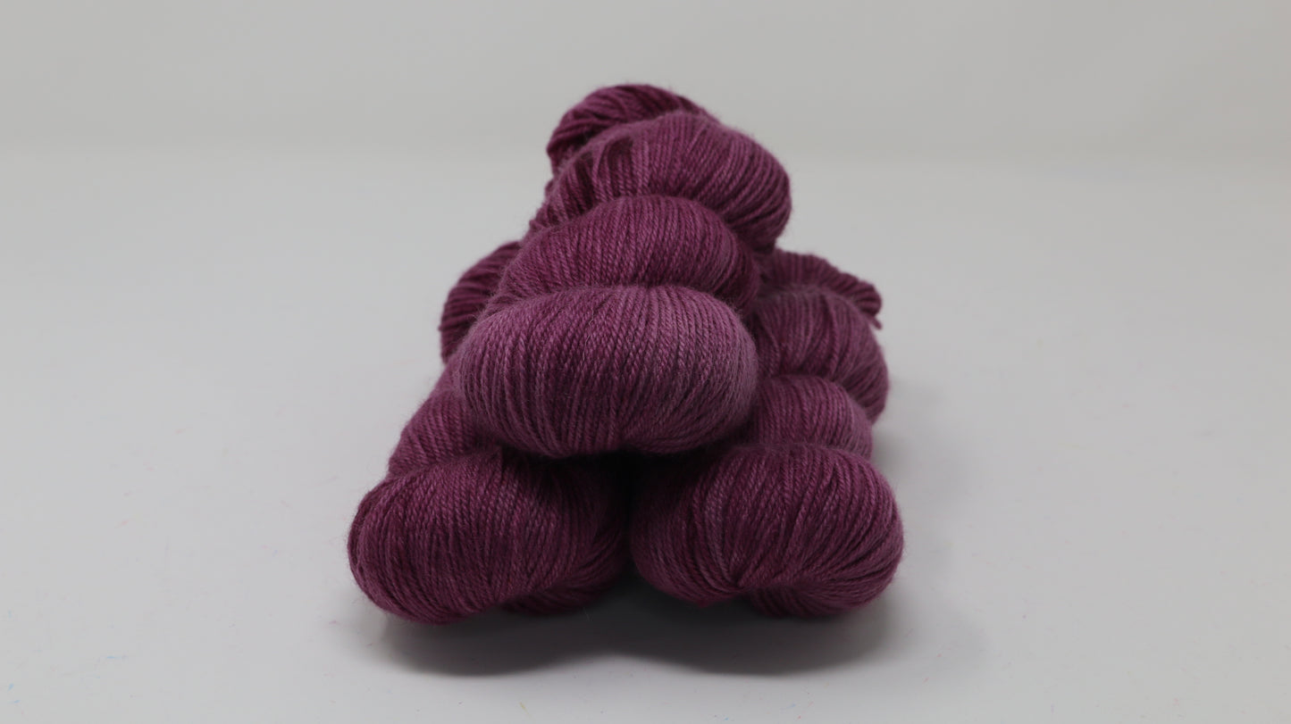 Plum - Tonal - BFL Sock