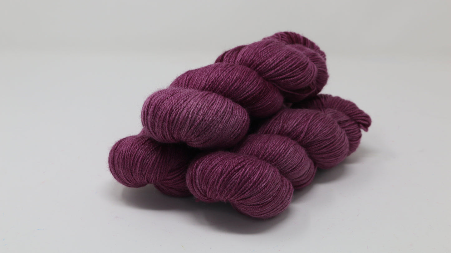 Plum - Tonal - BFL Sock
