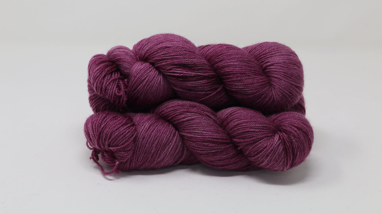 Plum - Tonal - BFL Sock