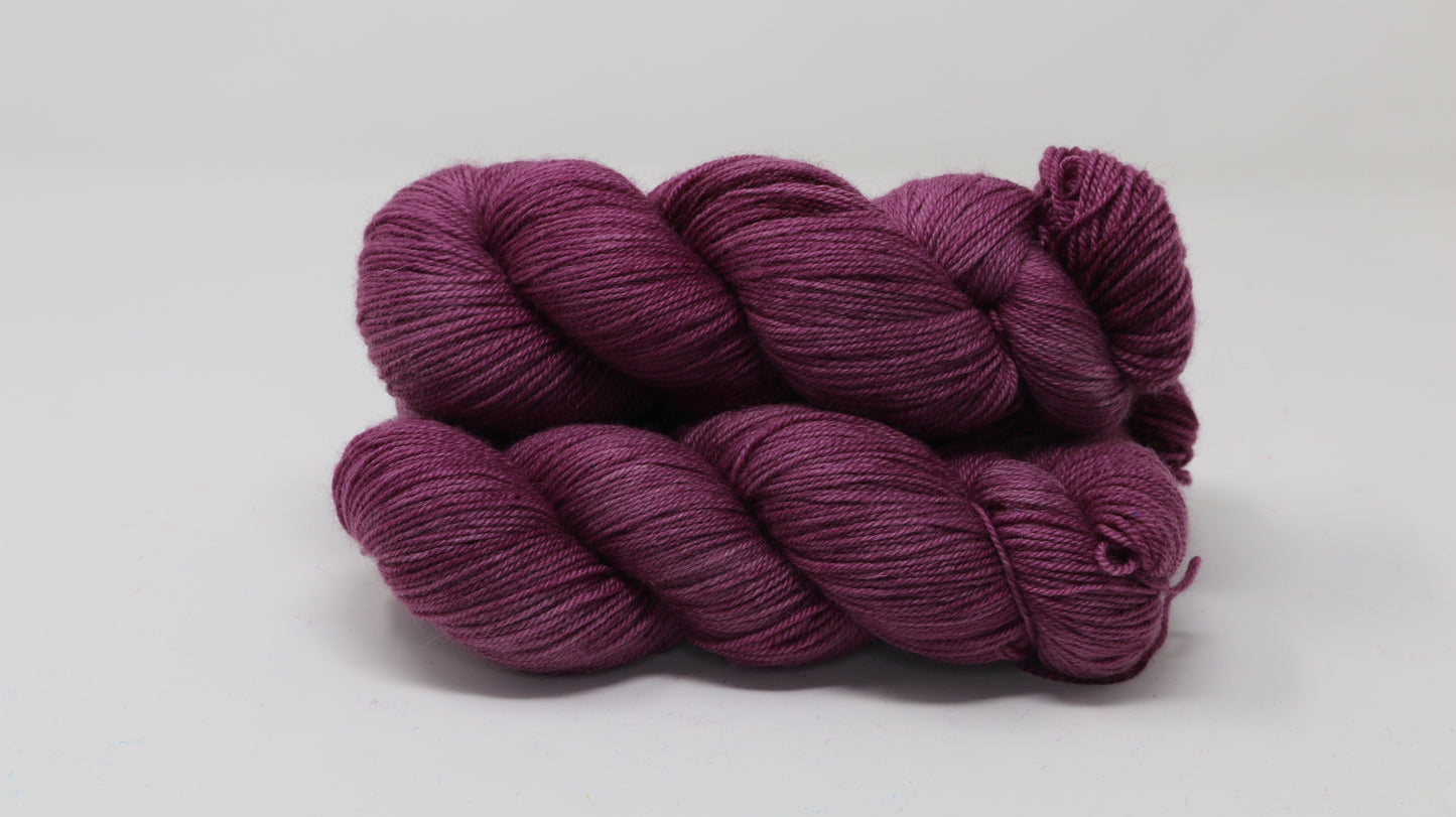 Plum - Tonal - BFL Sock