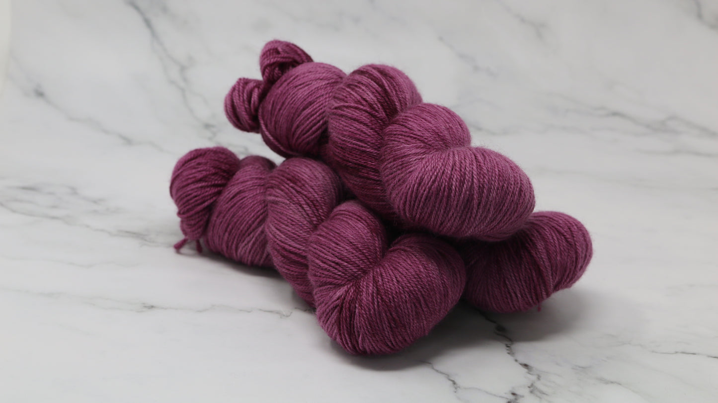 Plum - Tonal - BFL Sock
