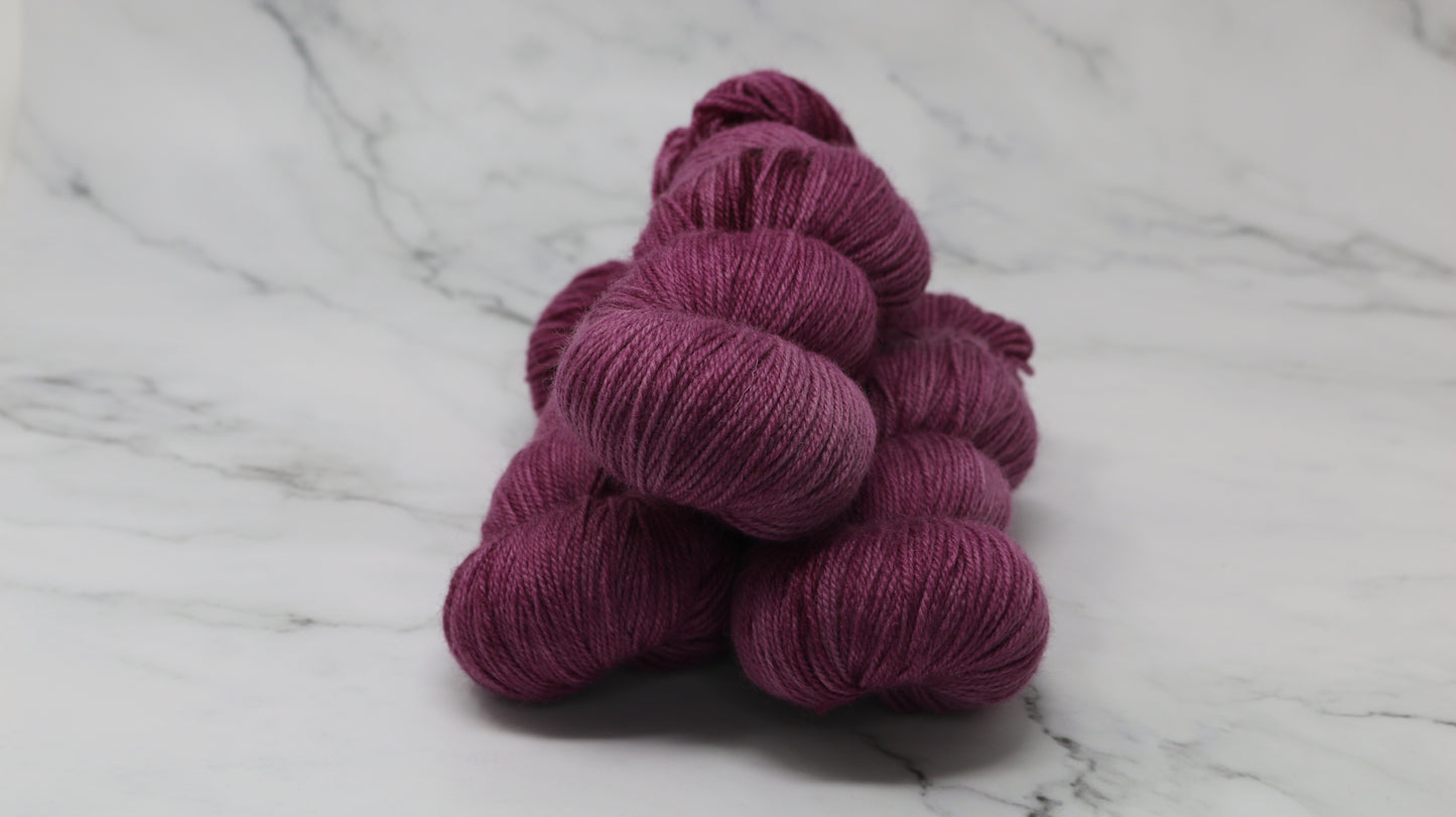 Plum - Tonal - BFL Sock