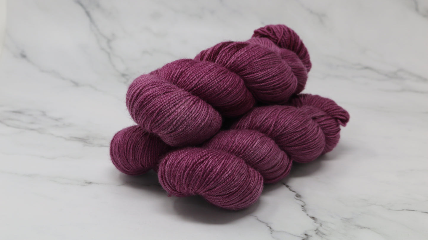 Plum - Tonal - BFL Sock