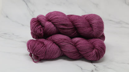 Plum - Tonal - BFL Sock