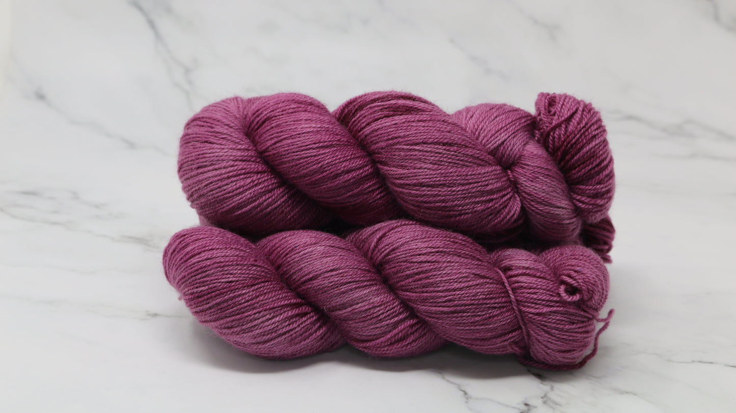 Plum - Tonal - BFL Sock
