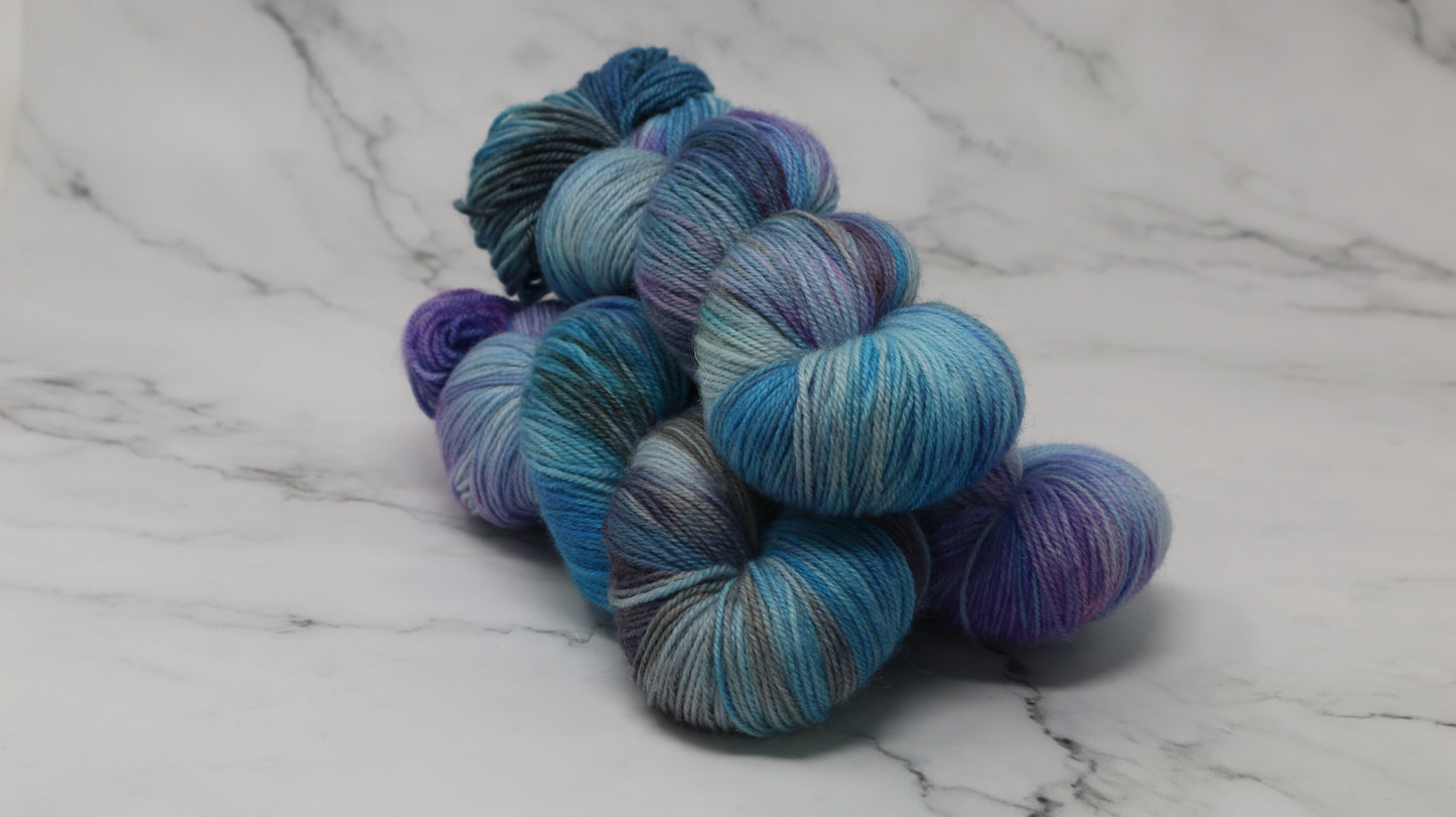 Out of the Blue - Variegated - BFL Sock